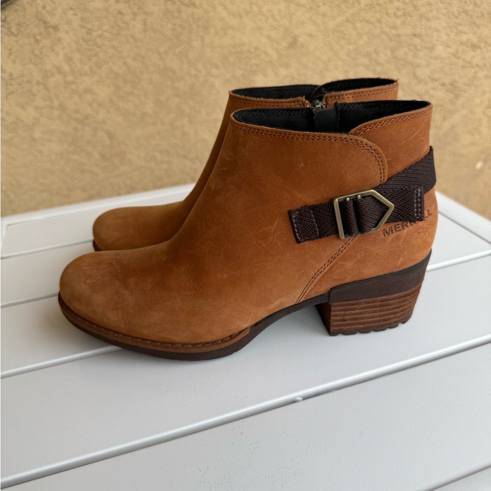 Merrell Women's Brown Ankle Booties size 7 - Picture 4 of 14